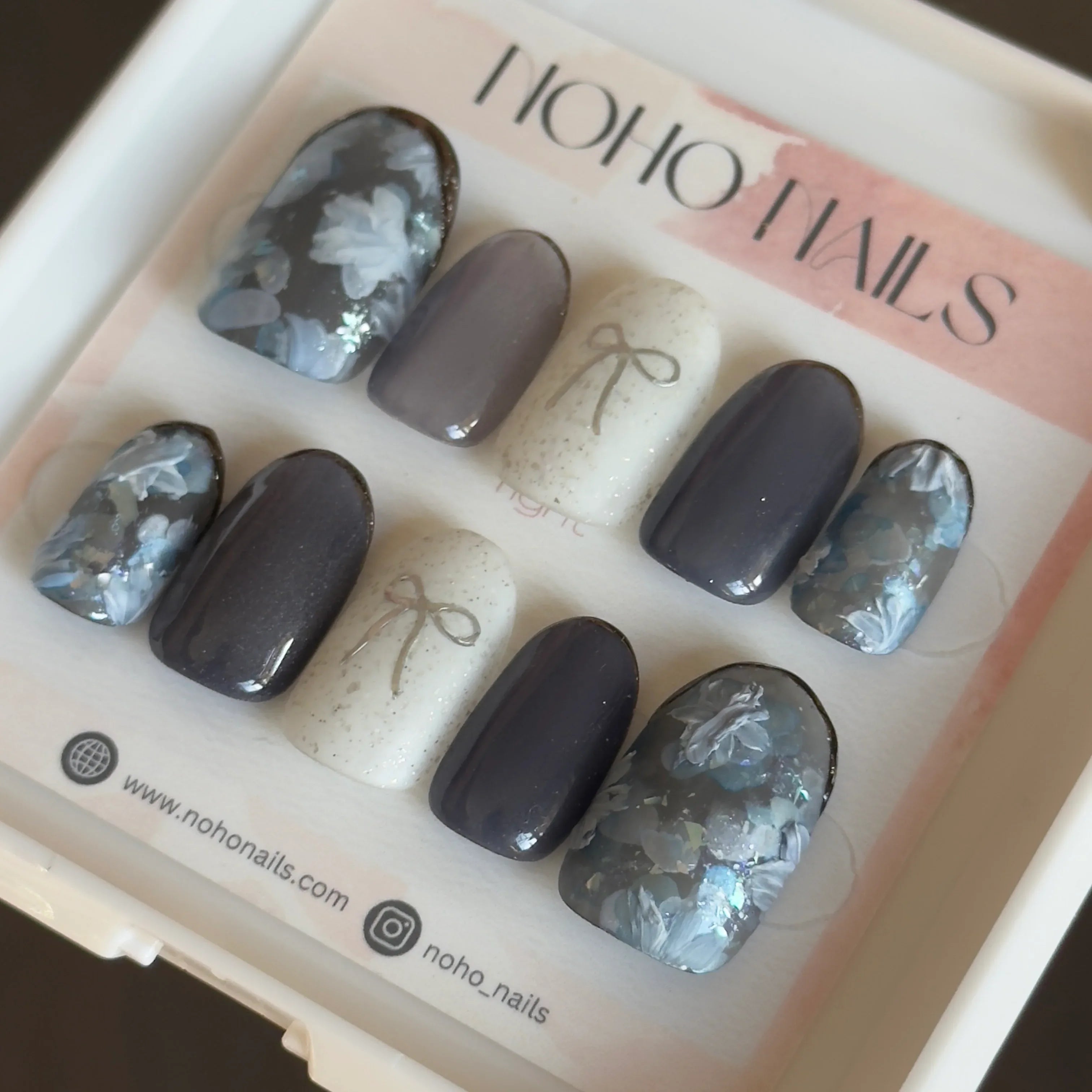 Frosted Florals - Noho Nails