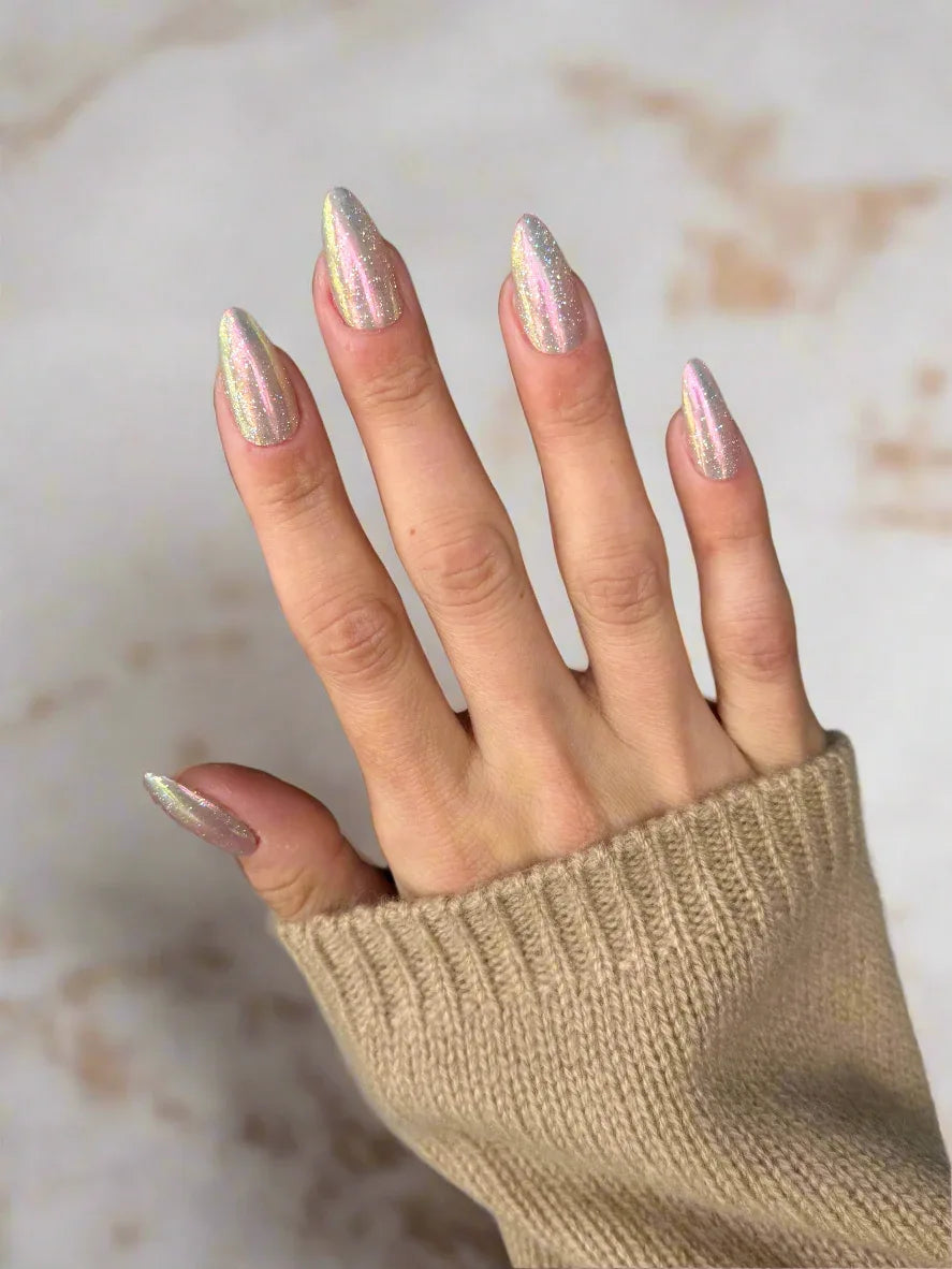 Beige Flag Reflections - Noho Nails