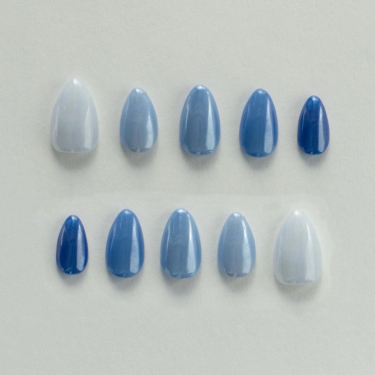 Icy Blue Chrombre - Noho Nails