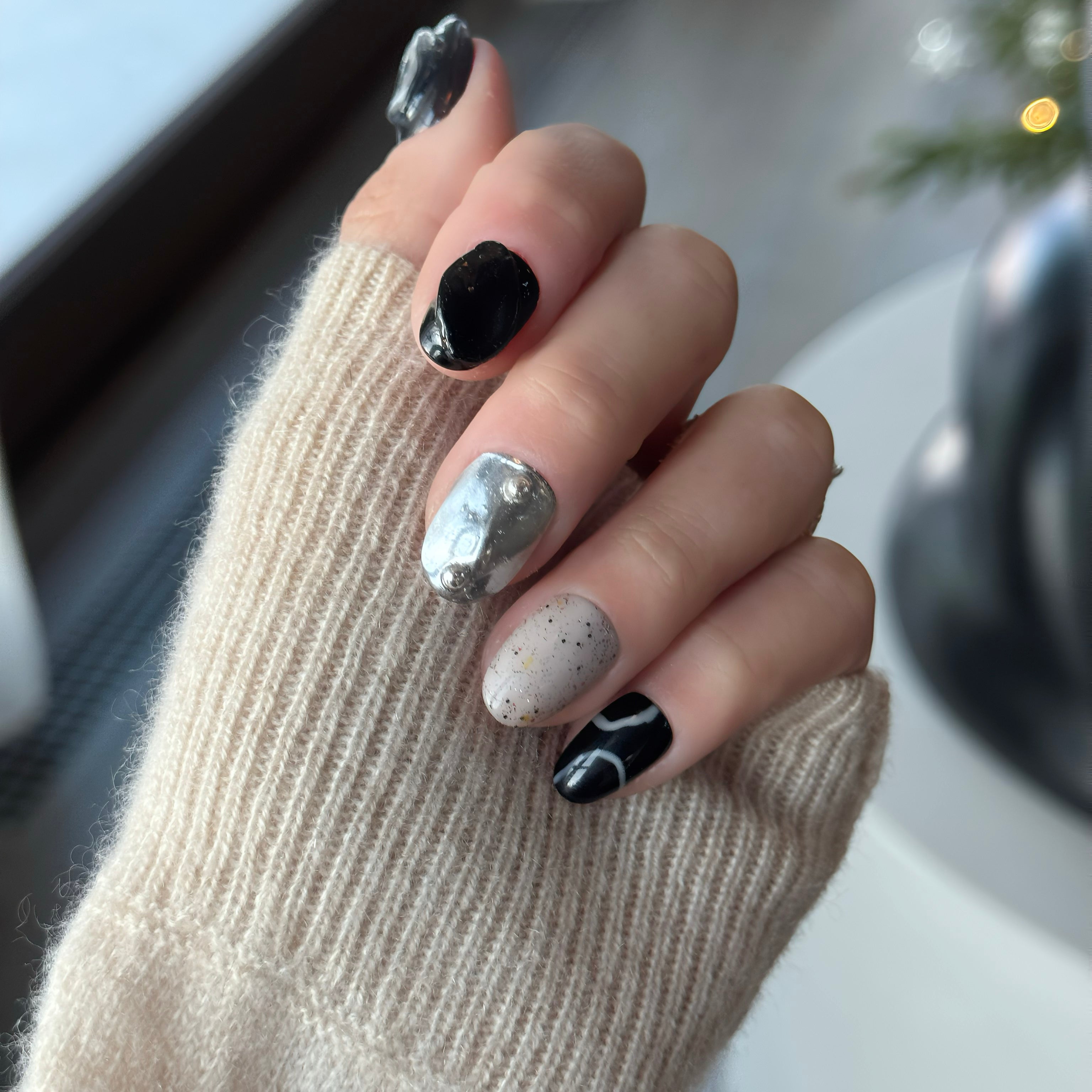 Granite Glam - Noho Nails