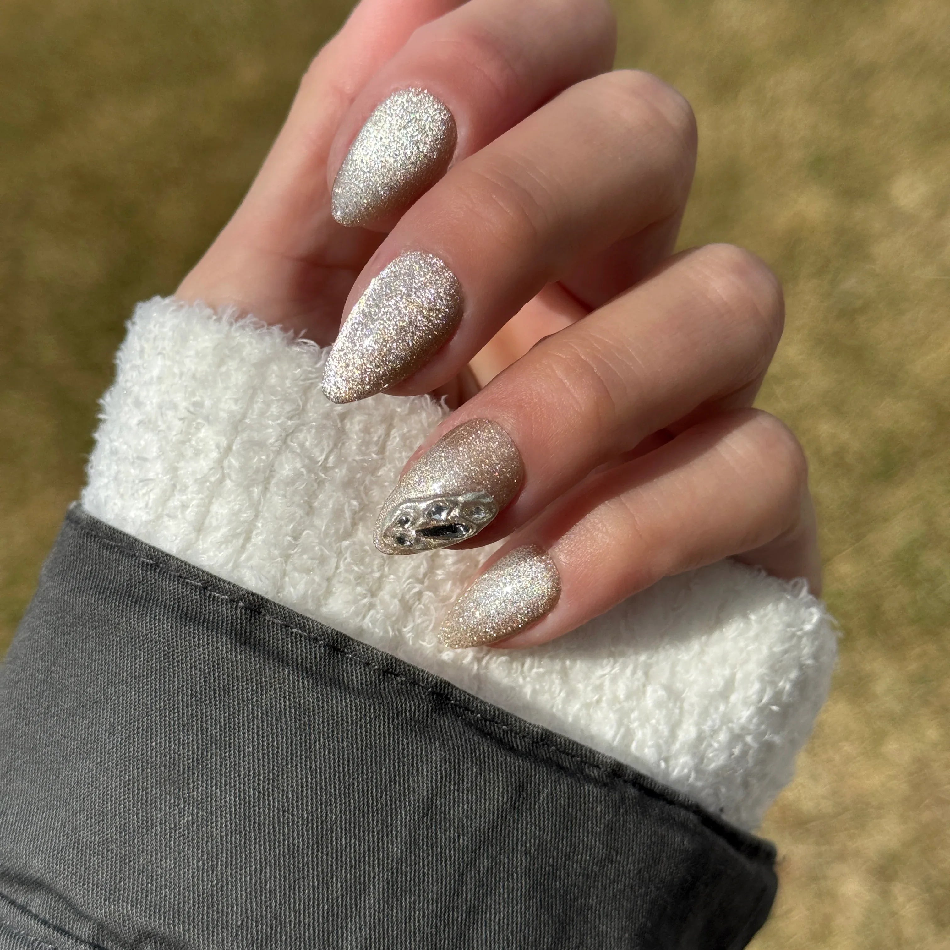 Gold on Gold - Noho Nails