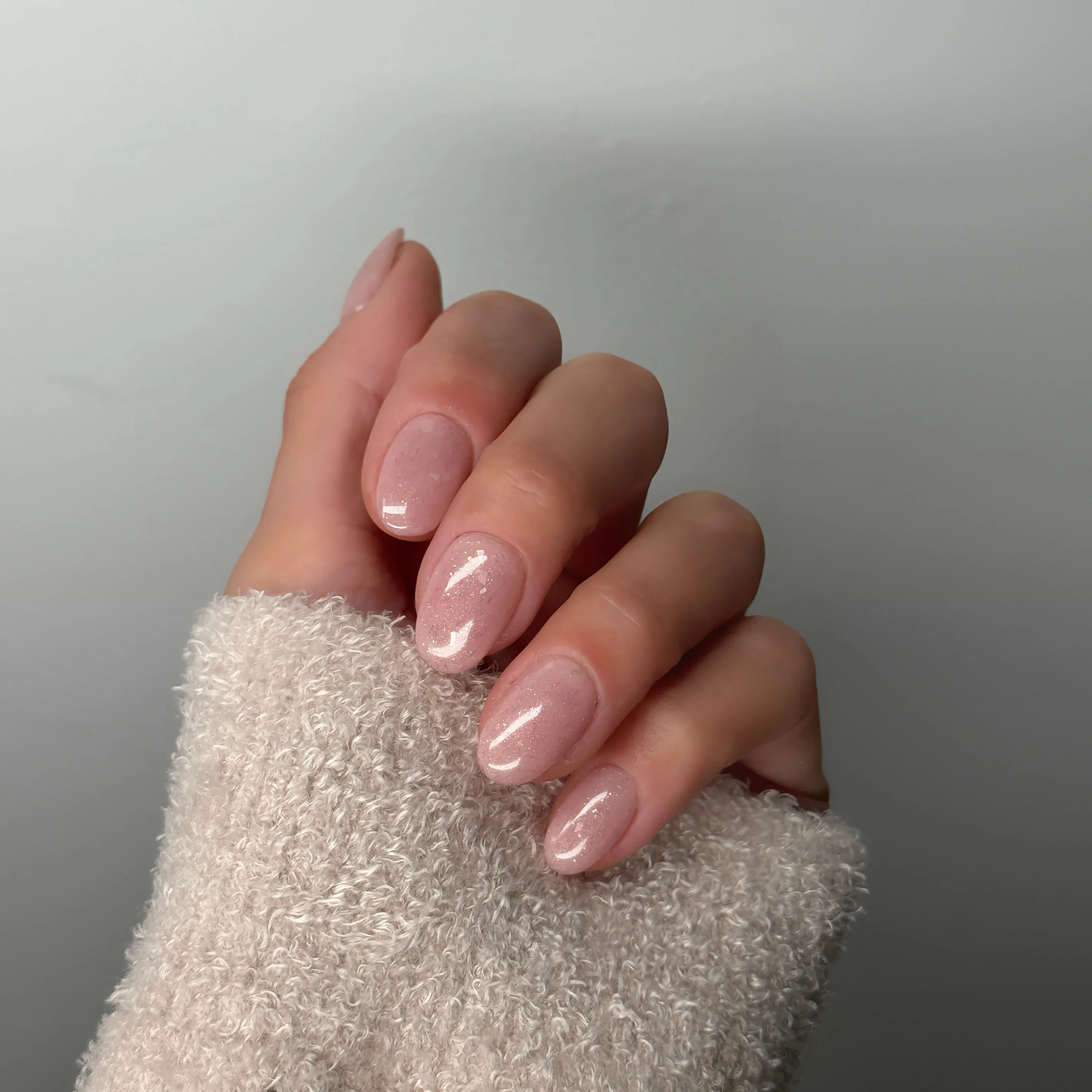 Muted Red Knit - Noho Nails