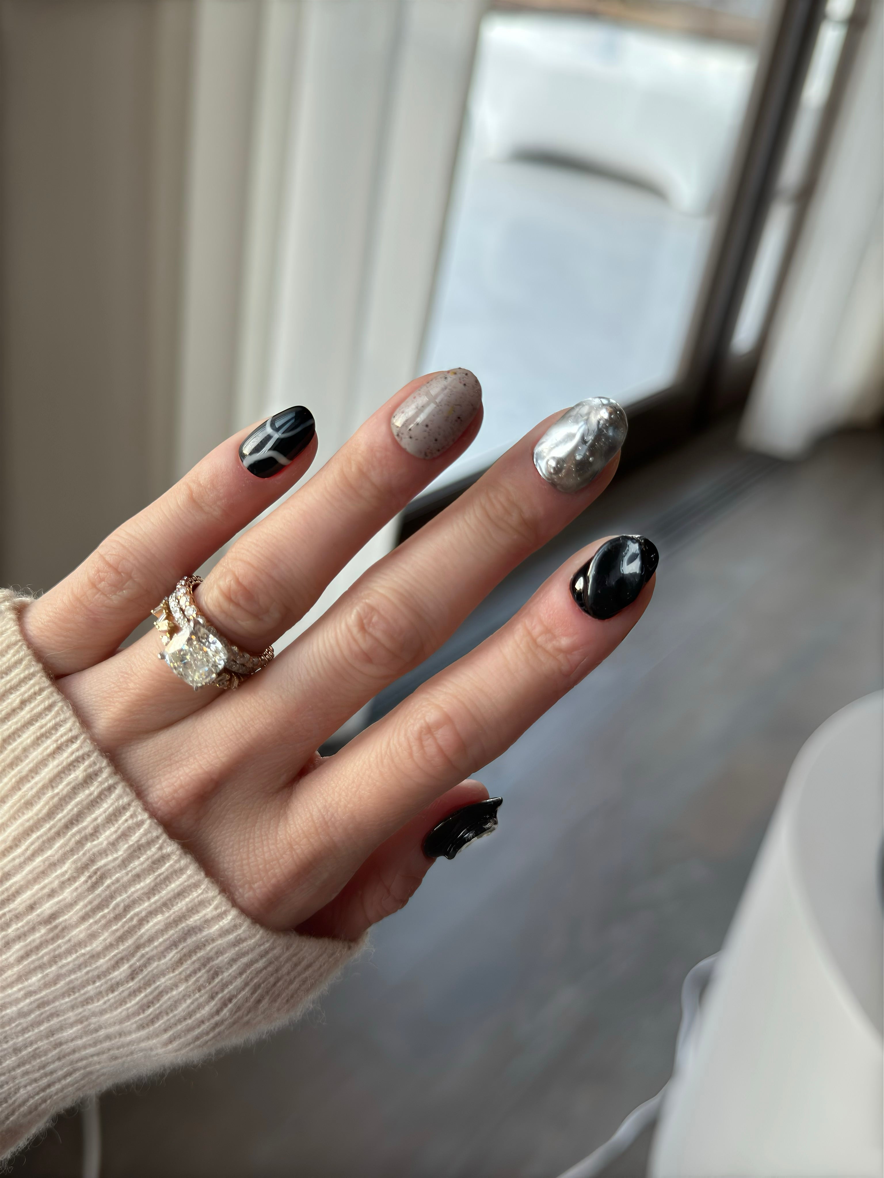 Granite Glam - Noho Nails