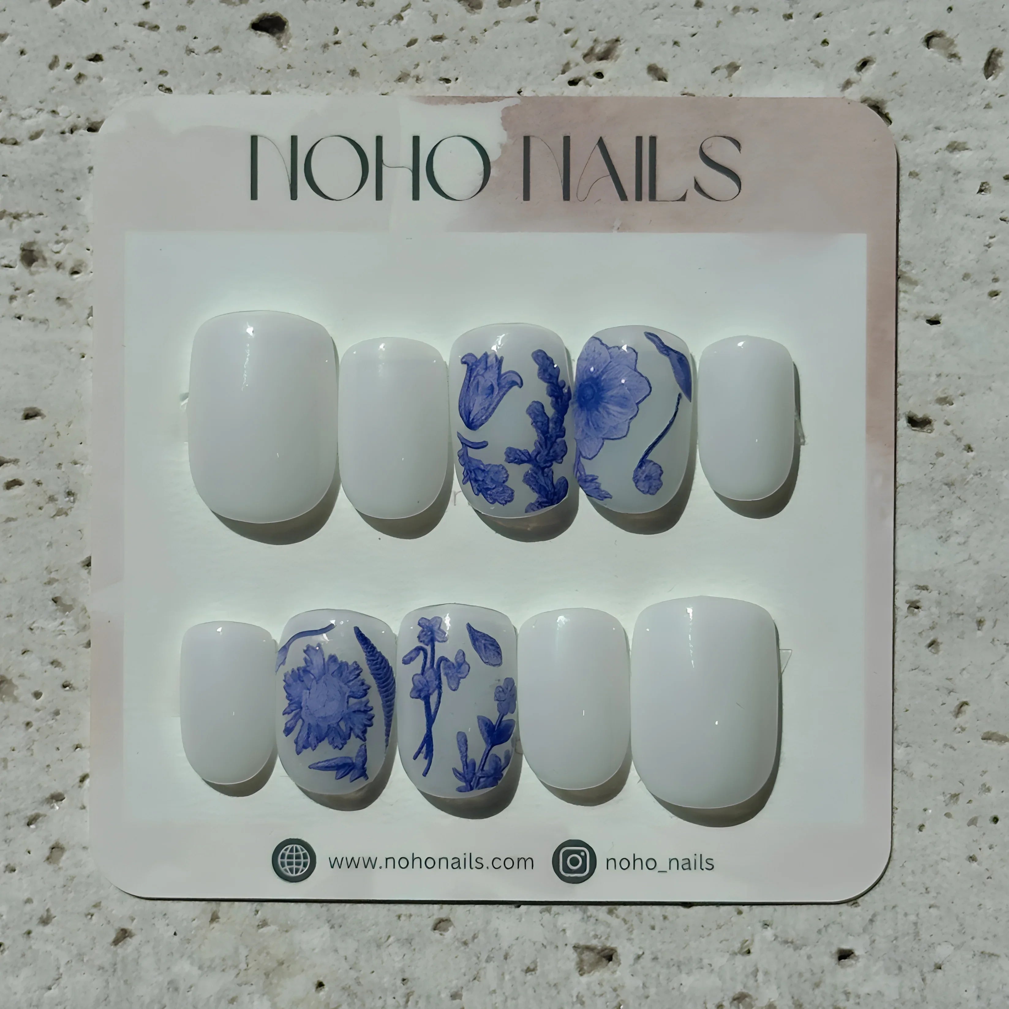 Porcelain Petals - Noho Nails