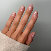 Muted Red Knit - Noho Nails