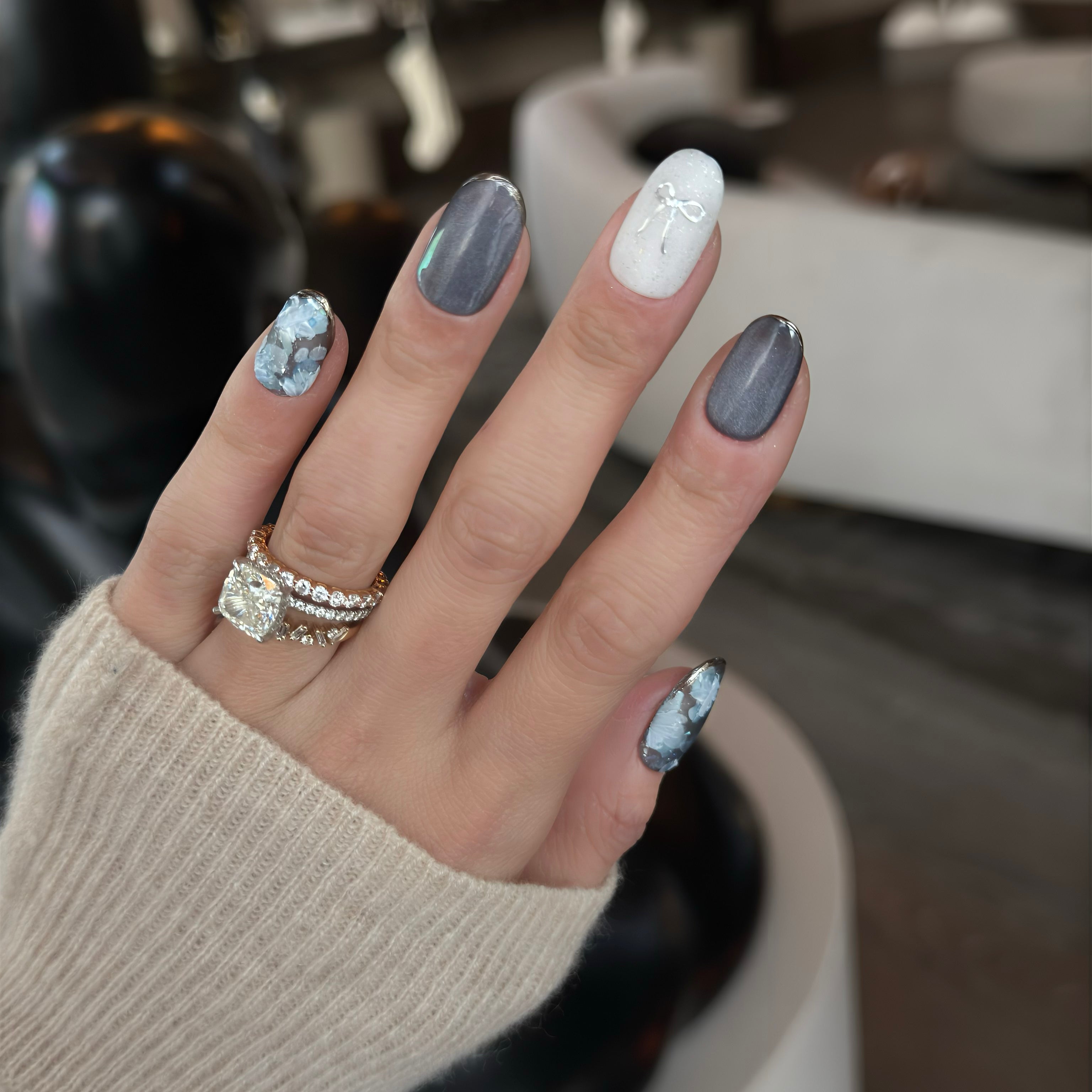 Frosted Florals - Noho Nails