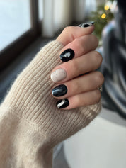 Ebony and Ivory - Noho Nails