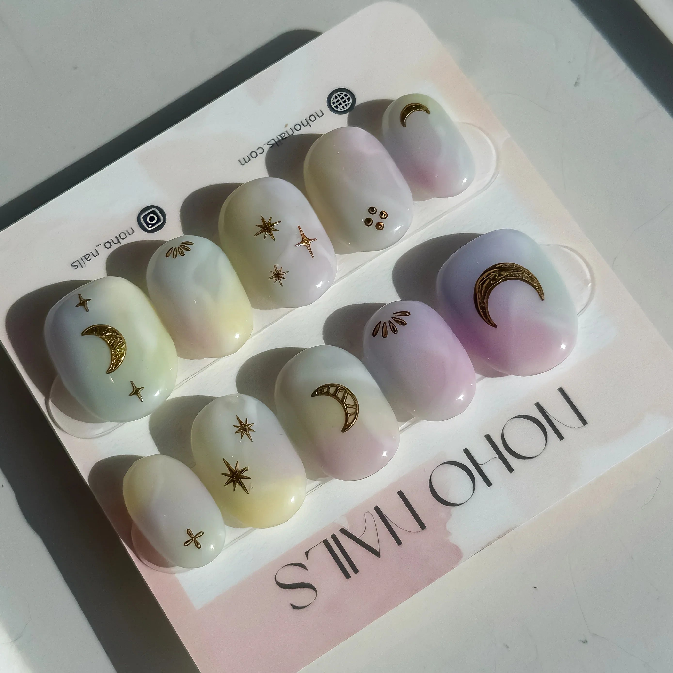 Cotton Candy Clouds - Noho Nails