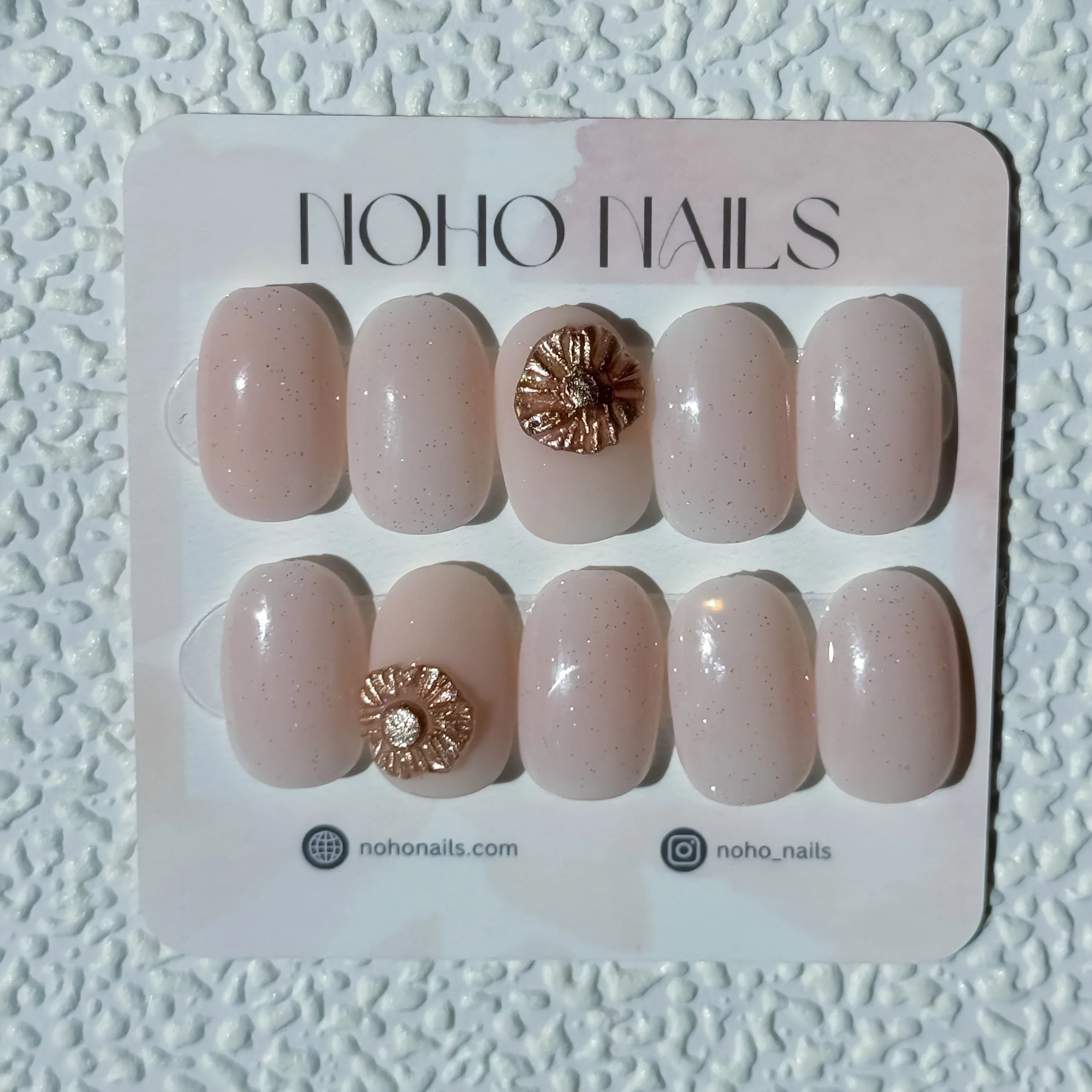 Pink Pansies - Noho Nails