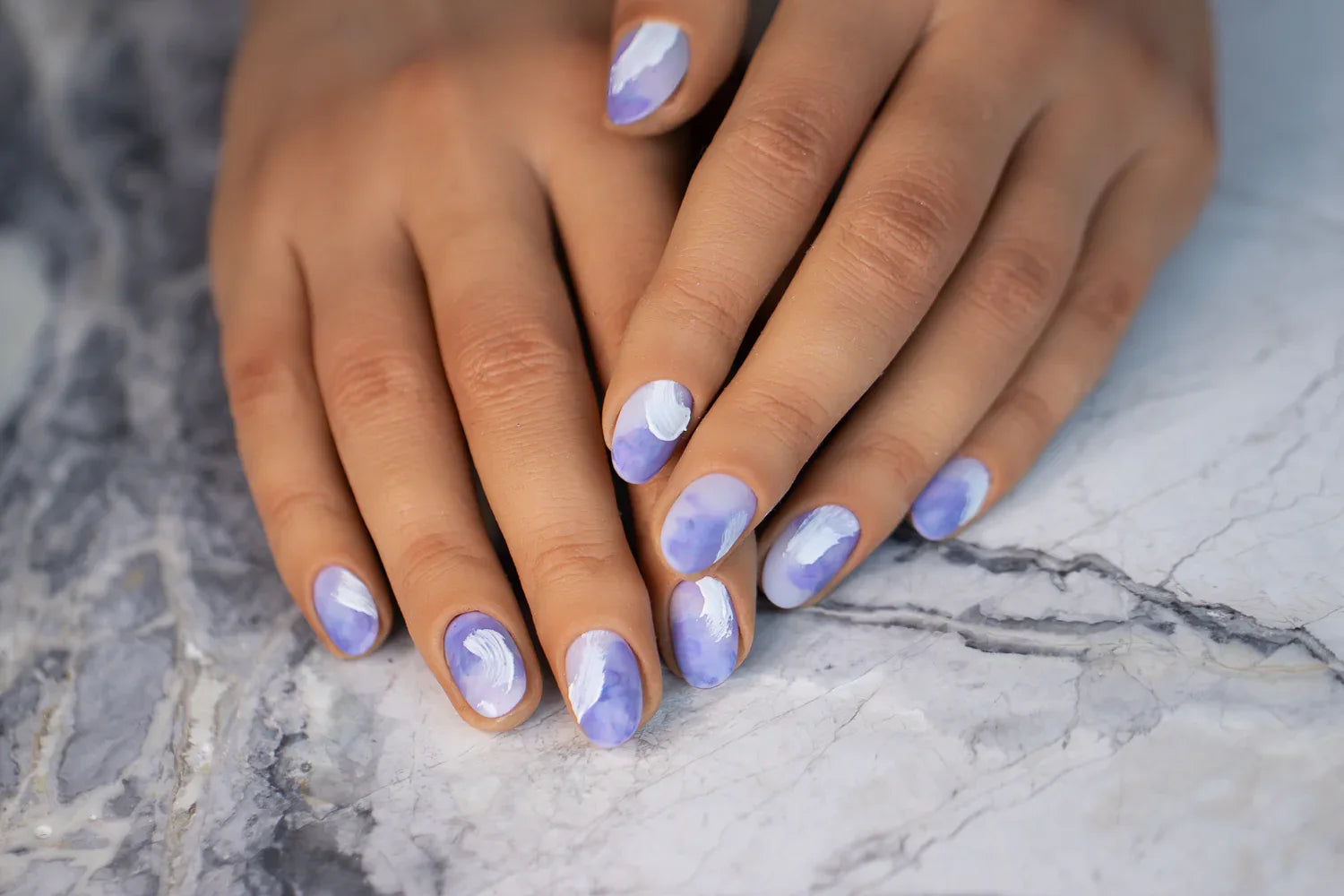 Winter Watercolor - Noho Nails
